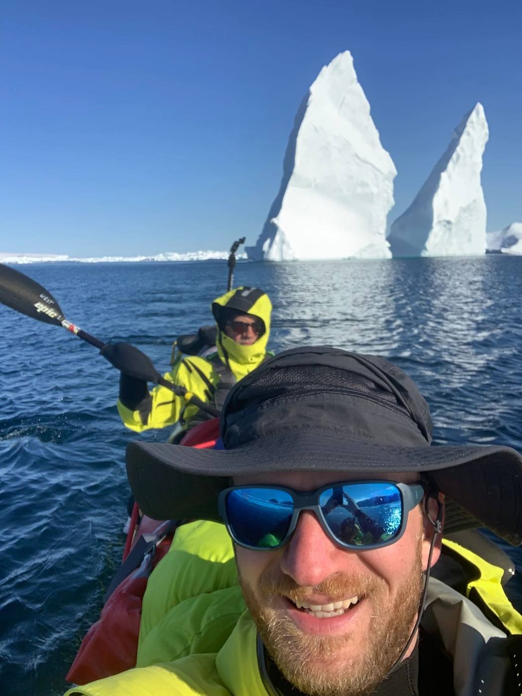 Mark Agnew won European Adventurer of the Year for kayaking through the Arctic. 