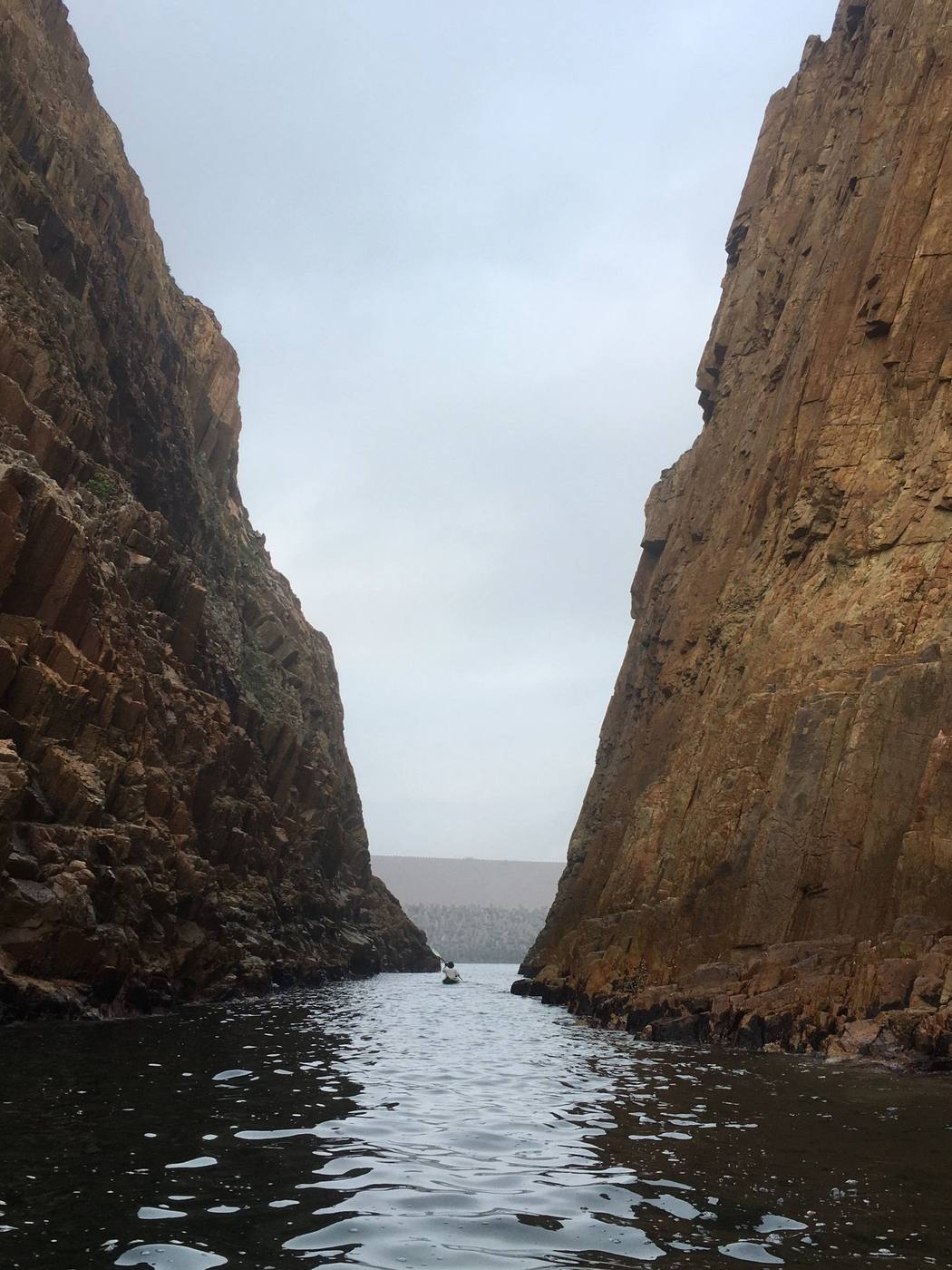Kayaking 40km - my first proper day of sea kayaking. 