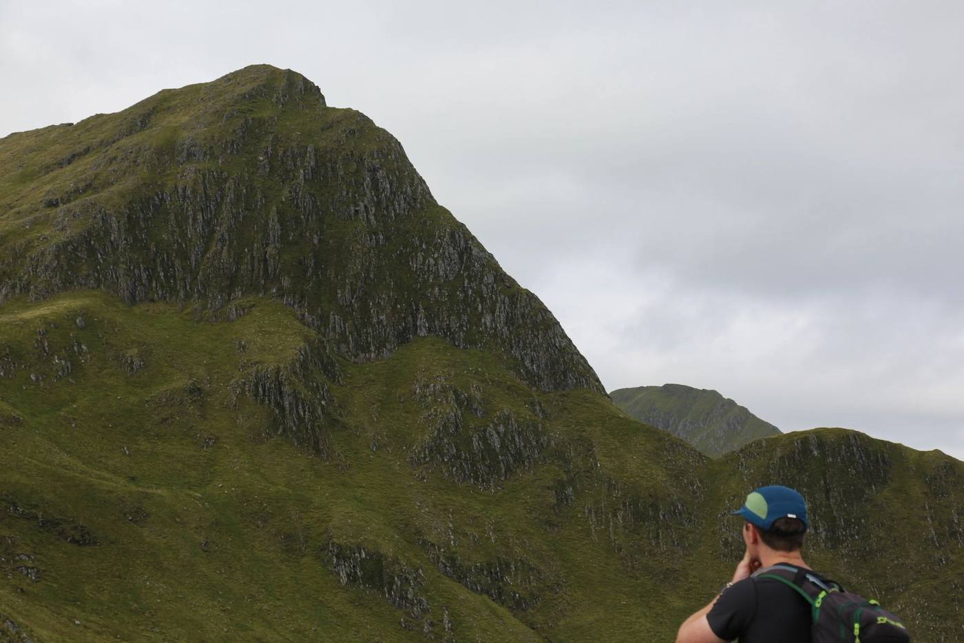 A flase but spectaular summit, lulling into thinking we did not have far to go. 